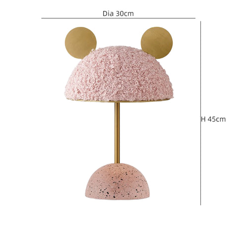 Furry Table Lamp