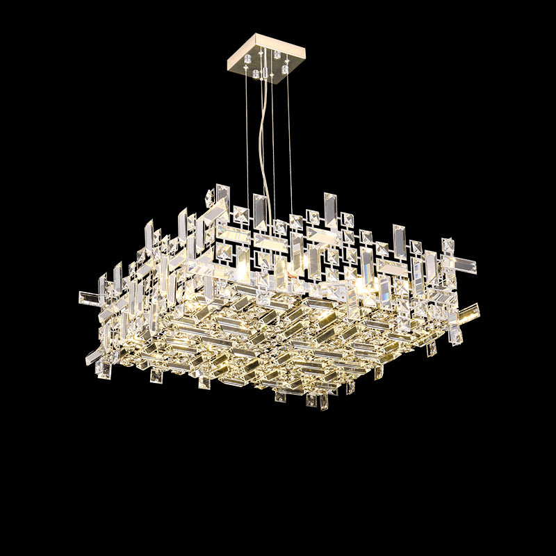 Square Crystal Chandelier