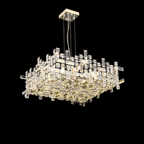 Square Crystal Chandelier